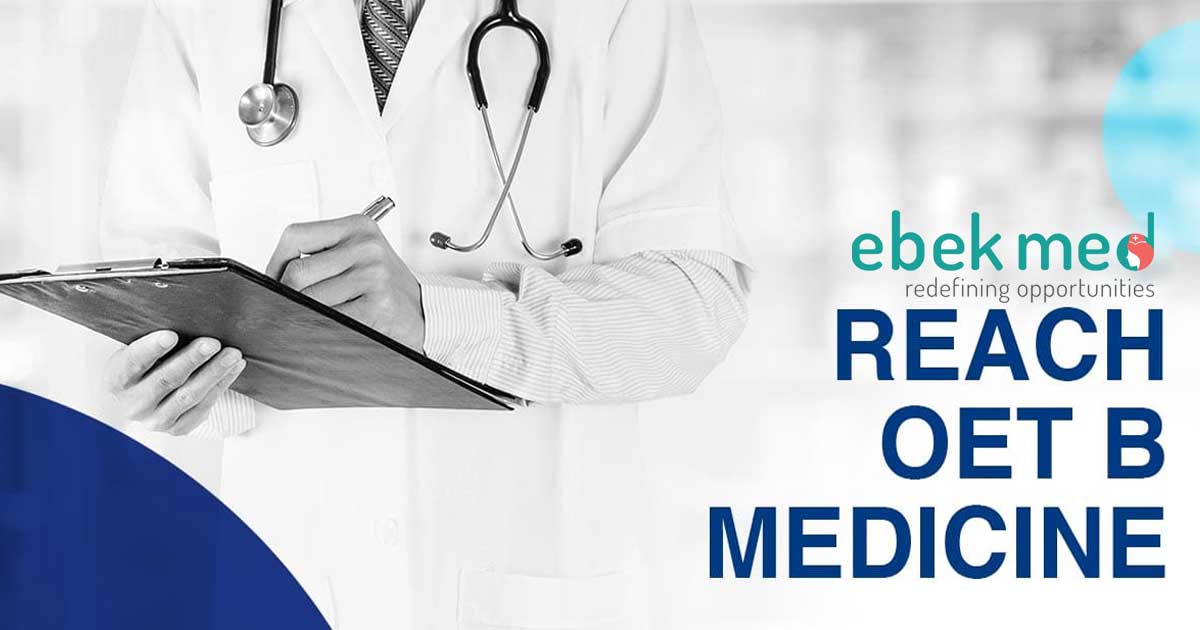 OET B Medicine - Online OET Preparation